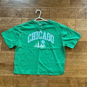 Mighty Fine Green Chicago Graphic Tee